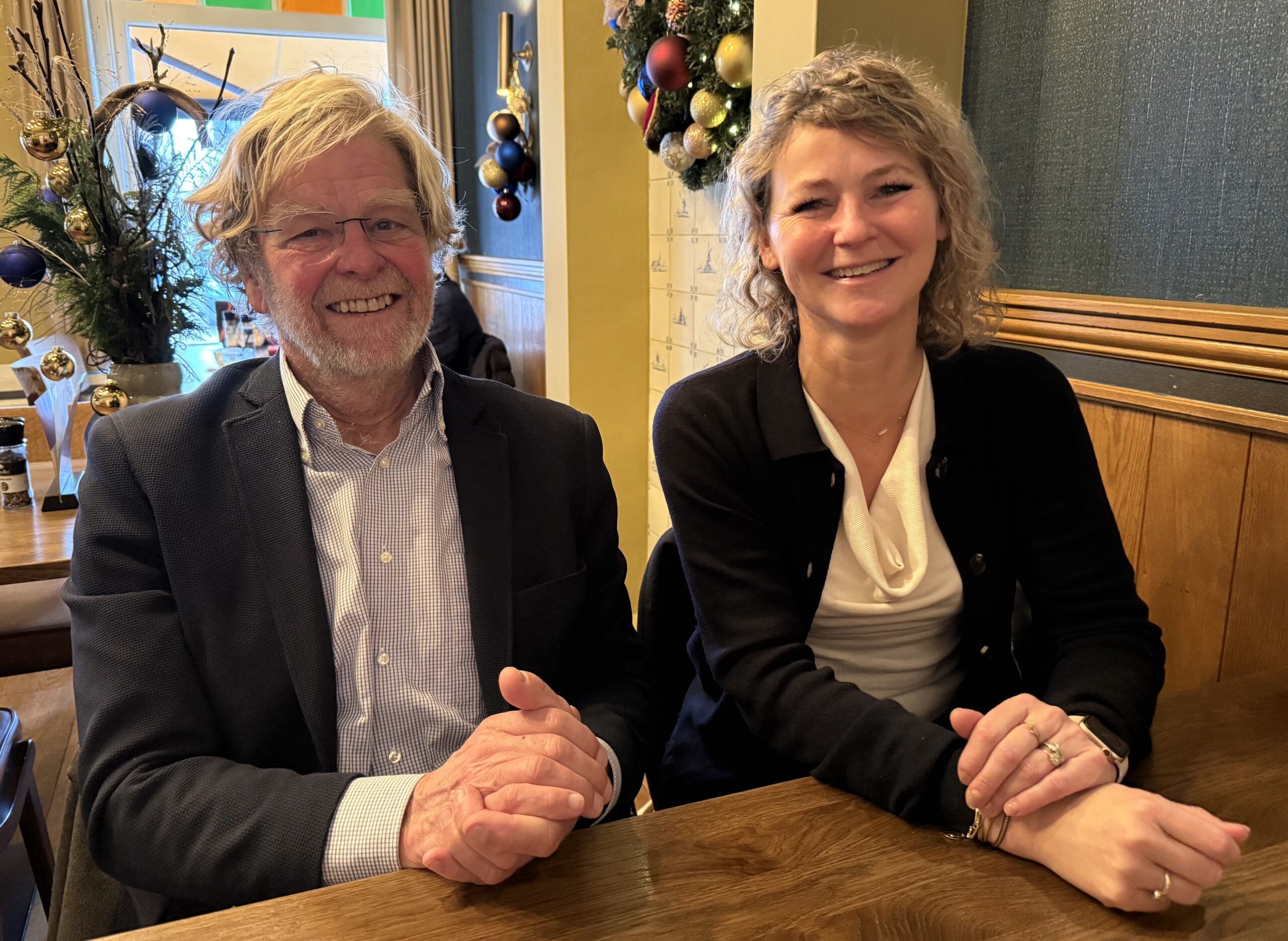 ONF-voorzitter Pieter de Kort en fondsmanager Desirée Perin. Foto: Marijke Dekker